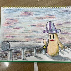 【アトリエべる国立駅前教室】心❤️を込めて友達👧を描こう✏️の画像