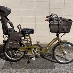 自転車　20インチ　チャイルドシート付き