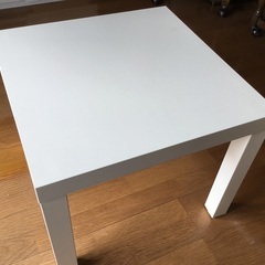IKEA 白いテーブル　55/55/45 中古　イケア
