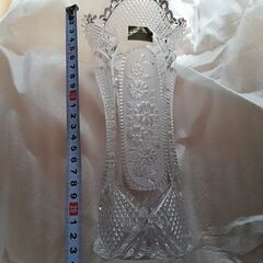 KAMEI　GLASS　カメイ　グラス　クリスタル　KAMEI　CRISTAL　花瓶の画像