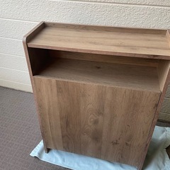 ゴミ箱に見えないウッドペールストッカー