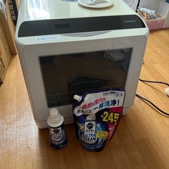 THANKO 水道いらずのタンク式食器洗い乾燥機 「ラクア」 (ホワイト) の画像