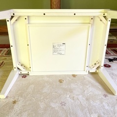 引出し付テーブル ガラス天板 コレクション収納の画像