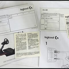 中古 ロジクール TRUEFORCE レーシングホイール G923 + シフター LPST-14900 ハンコン ハンドル+ペダル+シフト 領収書可の画像