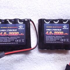 ラジコンバッテリー　2個　新品