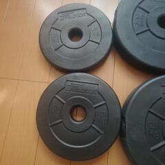 ダンベル  5KG2個・2.5KG2個・1.25KG2個 の画像
