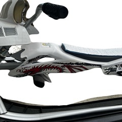 スキースノーレーサーそり スキーそりスライダーボード ハンドル付き の画像