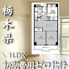 栃木県栃木市 日ノ出町初期費用ゼロ 家賃３２０００円 　生活保護可