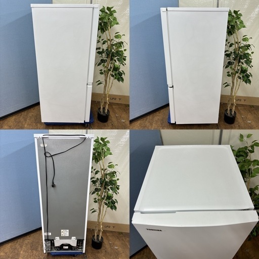 I662 ? ジモティー限定価格！ 2023年製♪ TOSHIBA 冷蔵庫 (153L) 2ドア ⭐ 動作確認済 ⭐ クリーニング済