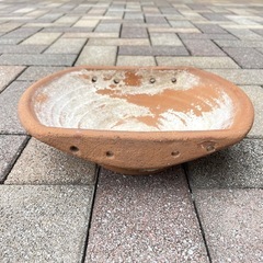 素焼き鉢 テラコッタ_08アンティーク平鉢  