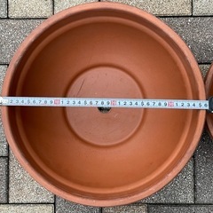 植木鉢 イタリア製 素焼き 
テラコッタ_09ボウル型2セット の画像