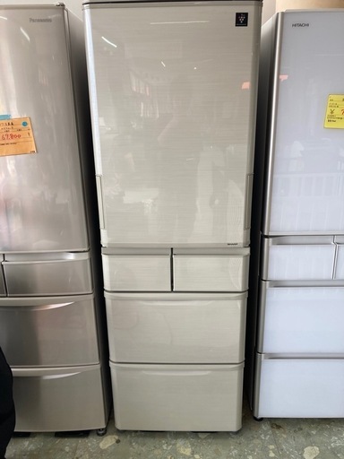 【SALE】SHARP 5ドア冷蔵庫 プラズマクラスター冷蔵庫　SJ-W411E　412L 　左右両開きタイプ　 リサイクルショップ宮崎屋 住吉店 24.11.8