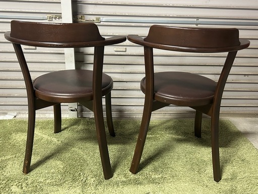 ☆2点セット　旭川家具のオシャレな椅子 