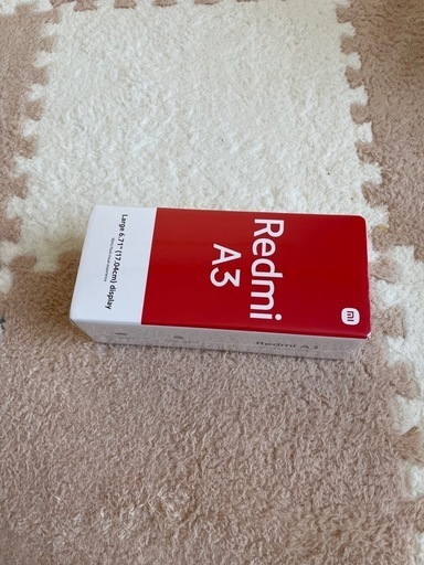 未開封Xiaomi Redmi A3 ミッドナイトブラック 4GB ＋128GB