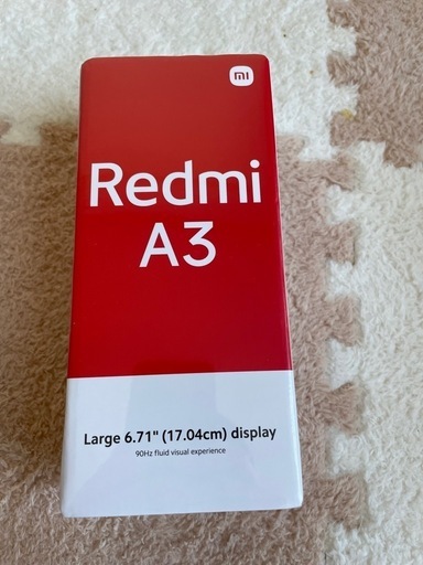 未開封Xiaomi Redmi A3 ミッドナイトブラック 4GB ＋128GB