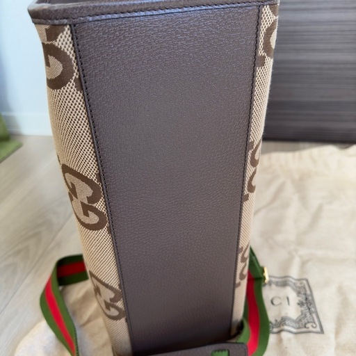 美品 GUCCI GGパターン ショルダーバッグ トートバッグ ジャンボ ラージ