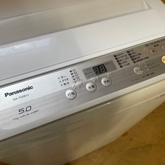110801 パナソニック5.0kg洗濯機　2019年製の画像