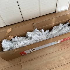 クリスマスツリー ホワイト 150cmの画像