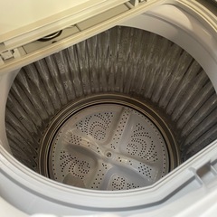 110803 シャープ5.5kg洗濯機　乾燥付2015年製の画像