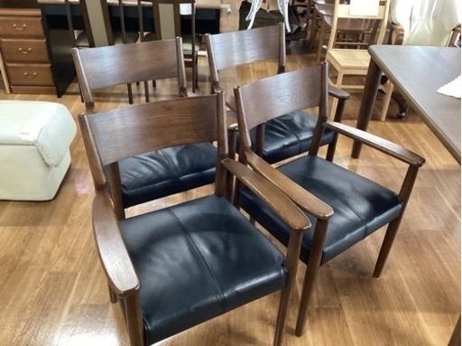 ダイニングチェア（4脚）【町田市再生家具】242070