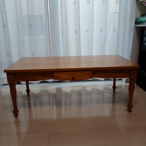 お値引き　オシャレな机　ベージュ
