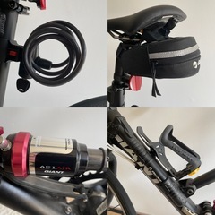 GIANT MR4 ミニベロ 折りたたみ自転車　収納バッグ　空気入れ　ライト付き GIANT MR4 ミニベロ 折りたたみ自転車 収納バッグ 空気入れ