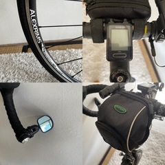 GIANT MR4 ミニベロ 折りたたみ自転車　収納バッグ　空気入れ　ライト付き GIANT MR4 ミニベロ 折りたたみ自転車 収納バッグ 空気入れ