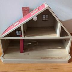 【初期】シルバニアファミリー　デラックスハウス　赤い屋根の大きなお家