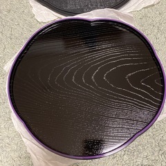 未使用　お盆セット　バラ売り可能　黒の画像