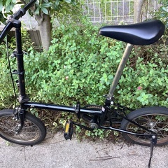折りたたみ自転車　16インチ　ブラック　現状品