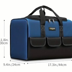 ツールバッグ 工具袋 道具袋 ポータブル電源収納大容量 工具 収納バッグの画像