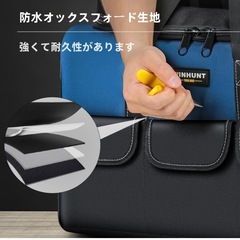 ツールバッグ 工具袋 道具袋 ポータブル電源収納大容量 工具 収納バッグの画像