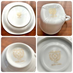 Noritake ノリタケ カップ&ソーサー 2種類 4客セットの画像