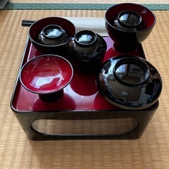 お仏膳椀セットの画像