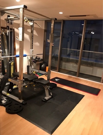 タフスタッフパワーラック　ラットプル付