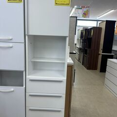 ジモティ来店特価!!　ランドリーラック　ホワイト　　J-1129