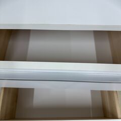 ジモティ来店特価!!　ランドリーラック　ホワイト　　J-1129の画像