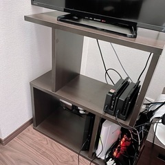 無料！S字の棚のみの出品です ゲーム機 テレビ含みません！の画像