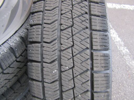 155/70R13ブリザックVRX2とアルミホイール4本セット2019年製
