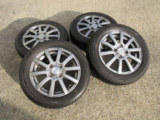 ワゴンR　アルミホイール スタッドレスタイヤ付き  14×4.5J ET45 PCD100mm 4本セット