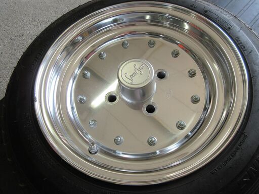 希少 TANABE SSR Div. SPEEDSTAR MK-I タナベ スピードスター マーク1  13インチ×6.0J (6J) +13　タイヤ付き　2本セット