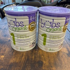 ２缶 バブス bubs オーガニック粉ミルク
