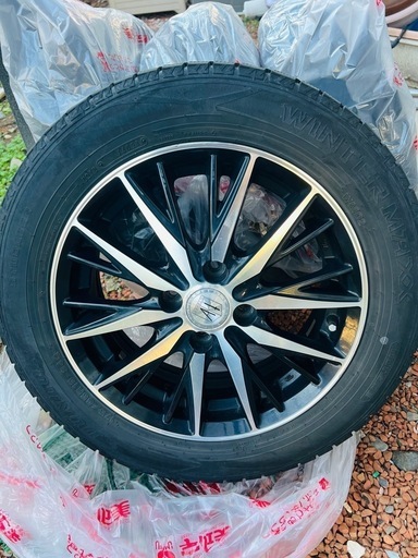 4本セット　175/65R15　winter maxx02 タイヤホイールセット　ANHELO CORAZON アネーロコラソン　タイ