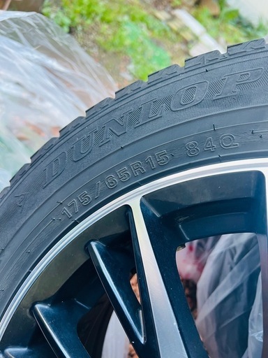 4本セット　175/65R15　winter maxx02 タイヤホイールセット　ANHELO CORAZON アネーロコラソン　タイ