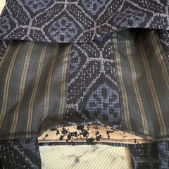◎【ハンドメイド】着物リメイク　絣　パッチワーク　小さめバッグの画像