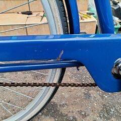 売約済みですm(_ _)m【札幌市内配達無料】整備済み中古車　BAA車　アサヒサイクル　レトロ風自転車　26インチ　切替無し　鍵新品　手元レバー式LEDライトの画像