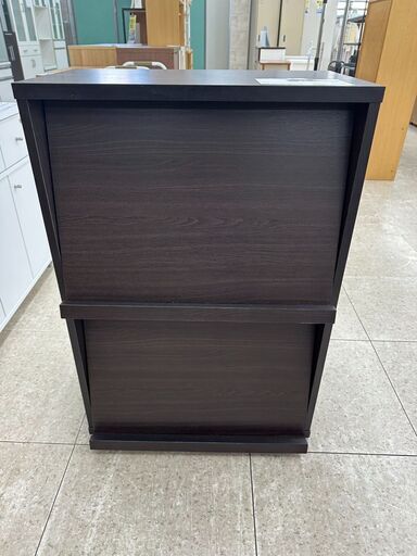 ★ジモティ割あり★  ディスプレイラック 黒 H85×D35×W59.5 クリーニング済み TJ9627