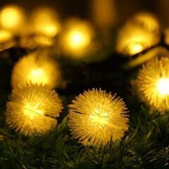 ➁お買い得セット　クリスマスツリー＋イルミネーションタンポポ【白】(訳あり)の画像