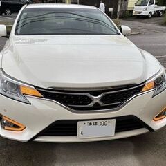 トヨタ　マークX　86365ｋｍ車検R8/10　禁煙車　パールホワイト　の画像