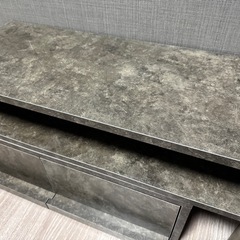 エムール 伸縮式テレビボード テレビ台 セラミック調 大理石風の画像